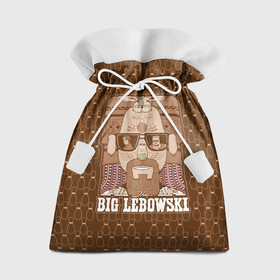 Подарочный 3D мешок с принтом The Big Lebowski в Новосибирске, 100% полиэстер | Размер: 29*39 см | donny | dude | jeff bridges | the big lebowski | walter sobchak | большой лебовский | боулинг | вальтер собчак | джефф бриджес | донни | заяц | кегли | кролик | фильм | чувак