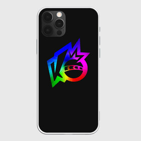 Чехол для iPhone 12 Pro Max с принтом Knockout city. Rainbow logo в Новосибирске, Силикон |  | Тематика изображения на принте: a | arts | ball | box | city | dodgeball | e | electronic | game | gradient | knockout | logo | nintendo | playstation | rainbow | switch | technologies | x | а | артс | вышибалы | город | градиент | е | игра | лого | логотип | мяч | нокаут | 