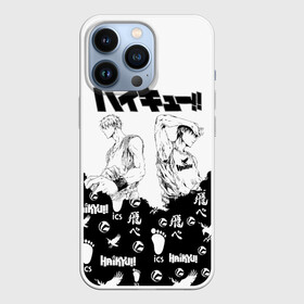 Чехол для iPhone 13 Pro с принтом Волейбольный клуб Haikyu в Новосибирске,  |  | anime | haikyu | haikyuu | ics | karasuno | manga | аниме | волейбол | ворон | игроки | иероглифы | икс | карасуно | м | мазайка | манга | мяч | нога | старшая школа | ступня | хаику | хаикую