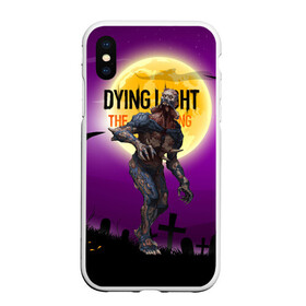 Чехол для iPhone XS Max матовый с принтом Dying light зомби в Новосибирске, Силикон | Область печати: задняя сторона чехла, без боковых панелей | dying light | аномалия | зараженный | монстр | мутант | ужасы | урод | хоррор