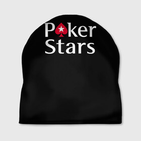 Шапка 3D с принтом Poker Stars в Новосибирске, 100% полиэстер | универсальный размер, печать по всей поверхности изделия | 777 | cards | casino | chips | flash | fortune | game | joker | luck | omaha | poker | roulette | straight | texas holdem | tournament | азарт | джокер | игра | казино | карты | омаха | покер | рулетка | стрит | техасский холдэм | турнир | удача | фишки |