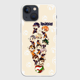 Чехол для iPhone 13 mini с принтом Команда Карасуно | Haikyuu в Новосибирске,  |  | anime | haikyu | haikyuu | karasuno | manga | аниме | асахи азумане | волейбол | волейбольный клуб | вороны | карасуно | коши сугавара | манга | рюноске танака | старшая школа | тобио кагеяма | хаику | хаикую | шоё хината