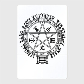 Магнитный плакат 2Х3 с принтом Hellsing Pentagram в Новосибирске, Полимерный материал с магнитным слоем | 6 деталей размером 9*9 см | Тематика изображения на принте: anime | hellsing | ад | аниме | вампир | демон | демоны | дьявол | крутой подарок | пентаграмма | хелсинг