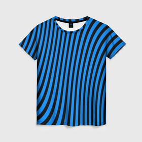 Женская футболка 3D с принтом Lines в Новосибирске, 100% полиэфир ( синтетическое хлопкоподобное полотно) | прямой крой, круглый вырез горловины, длина до линии бедер | background | geometry | lines | stripes | texture | zebra | геометрия | зебра | линии | полоски | полосы | текстура | фон