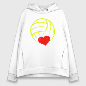 Женское худи Oversize хлопок с принтом Volleyball Heart в Новосибирске, френч-терри — 70% хлопок, 30% полиэстер. Мягкий теплый начес внутри —100% хлопок | боковые карманы, эластичные манжеты и нижняя кромка, капюшон на магнитной кнопке | ball | beach | game | heart | love | sport | volley | volleyball | волейбол | волейболист | волейболистка | гол | игра | игрок | мяч | площадка | пляж | пляжный | победа | сердце | сетка | спорт | тренер | чемпион