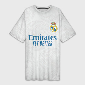 Платье-футболка 3D с принтом Бензема Реал Мадрид 2021 2022 в Новосибирске,  |  | 2021 | 2022 | benzema | karim | madrid | real | бензема | испания | карим бензема | мадрид | новая | реал | реал мадрид | форма | футбол