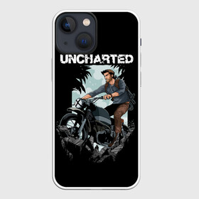 Чехол для iPhone 13 mini с принтом Дерзкий Нейтан в Новосибирске,  |  | game | games | uncharted | анчартед | дрейк | игра | игры | мото | мотоциклы | натан | нейтан