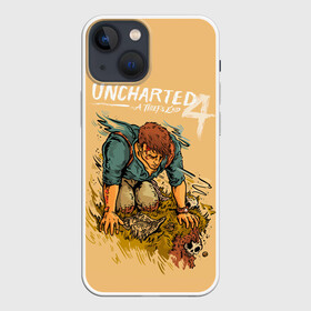 Чехол для iPhone 13 mini с принтом Fallen Nathan в Новосибирске,  |  | game | games | uncharted | анчартед | дрейк | игра | игры | натан | нейтан