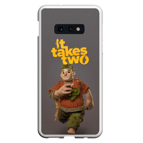 Чехол для Samsung S10E с принтом It takes two | Нужны двое (Z) в Новосибирске, Силикон | Область печати: задняя сторона чехла, без боковых панелей | Тематика изображения на принте: hakim | hazelight studios | it takes two | joy | mei | takes two | для этого нужны двое | коди | компьютерная игра | мей | мэй | нужны двое | радость | хаким