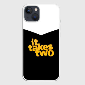 Чехол для iPhone 13 с принтом It takes two | Logo (Z) в Новосибирске,  |  | hakim | hazelight studios | it takes two | joy | mei | takes two | для этого нужны двое | коди | компьютерная игра | мей | мэй | нужны двое | радость | хаким