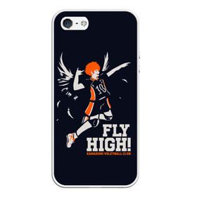 Чехол для iPhone 5/5S матовый с принтом fly high! Шоё Хината Haikyuu!! в Новосибирске, Силикон | Область печати: задняя сторона чехла, без боковых панелей | Тематика изображения на принте: 10 номер | anime | haikyu | haikyuu | hinata shoyo | karasuno | manga | аниме | волейбол | волейбольный клуб | иероглифы | карасуно | лети высоко | лого | манга | надпись | прыжок | старшая школа | хаику | хаикую