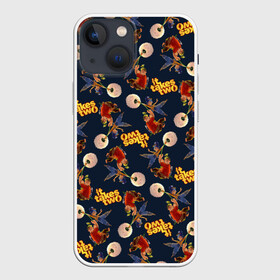 Чехол для iPhone 13 mini с принтом It Takes Two pattern в Новосибирске,  |  | arts | electronic | game | it takes two | pattern | двое | игра | коди | мэй | одуванчик | паттерн