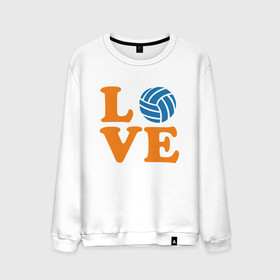 Мужской свитшот хлопок с принтом Volleyball Love в Новосибирске, 100% хлопок |  | ball | beach | game | mother | sport | volley | volleyball | волейбол | волейболист | волейболистка | гол | игра | игрок | мама | мяч | площадка | пляж | пляжный | победа | сетка | спорт | тренер | чемпион