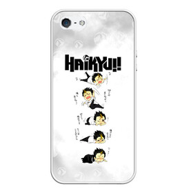 Чехол для iPhone 5/5S матовый с принтом Юу Нишиноя в истерике Haikyu!! в Новосибирске, Силикон | Область печати: задняя сторона чехла, без боковых панелей | Тематика изображения на принте: 4 номер | anime | haikyu | haikyuu | karasuno | manga | аниме | божественный хранитель карасуно | волейбол | волейбольный клуб | карасуно | манга | ноя сан | саеко | старшая школа | супер либеро | хаику | хаикую | юу чан