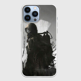 Чехол для iPhone 13 Pro Max с принтом STALKER 2 Gray в Новосибирске,  |  | game | games | stalker | долг | зона | игра | игры | меченый | сердце чернобыля | сидорович | сталкер | хабар | чернобыль