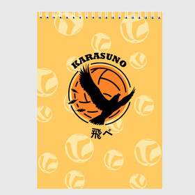 Скетчбук с принтом Старшая школа Карасуно Haikyu! в Новосибирске, 100% бумага
 | 48 листов, плотность листов — 100 г/м2, плотность картонной обложки — 250 г/м2. Листы скреплены сверху удобной пружинной спиралью | anime | haikyu | haikyuu | karasuno | karasuno high | manga | аниме | волейбол | волейбольный клуб | ворон | вороны | карасуно | крылья | лого | логотип | манга | надпись | птица | старшая школа | хаику | хаикую