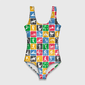 Купальник-боди 3D с принтом СПОРТ в Новосибирске, 82% полиэстер, 18% эластан | Круглая горловина, круглый вырез на спине | sport | баскетбол | бейсбол | биатлон | бокс | боулинг | волейбол | гольф | зож | крикет | легкая атлетика | лыжный спорт | мма | плавание | регби | спорт | спортсмен | теннис | тяжелая атлетика