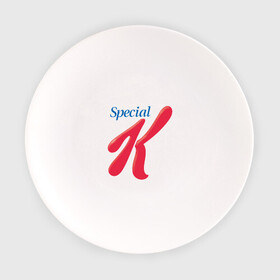 Тарелка с принтом special k merch Essential в Новосибирске, фарфор | диаметр - 210 мм
диаметр для нанесения принта - 120 мм | kpop | special k merch essential | корейская попо музыка