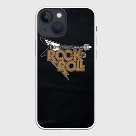 Чехол для iPhone 13 mini с принтом Rock n Roll Гитара в Новосибирске,  |  | rock | rock n roll | roll | гитара | гитарист | музыкант | рок