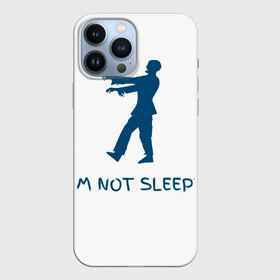 Чехол для iPhone 13 Pro Max с принтом Im not sleepy в Новосибирске,  |  | мечтательный | сонный | спать | спать и просыпаться