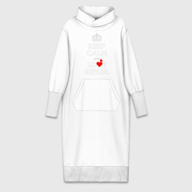 Платье удлиненное хлопок с принтом Будь спок и люби Веню. в Новосибирске,  |  | hearts | keep calm and | love | будь спок и люби веню | любите | любовь | сердца | сохраняйте | спокойствие