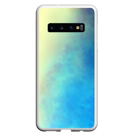 Чехол для Samsung Galaxy S10 с принтом Лазурный берег в Новосибирске, Силикон | Область печати: задняя сторона чехла, без боковых панелей | Тематика изображения на принте: beach | gradient | nature | ocean | sea | summer | tropical | wave | берег | берег моря | вода | волны | градиент | жара | лето | море | морские | океан | острова | отдых | отпуск | песок | пляж | побережье | прибой | природа