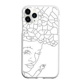 Чехол для iPhone 11 Pro матовый с принтом Афро абстракция в Новосибирске, Силикон |  | абстракция | геометрия | девушка | кудряшки | линейно