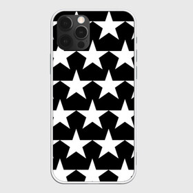 Чехол для iPhone 12 Pro Max с принтом Белые звёзды на чёрном фоне 2 в Новосибирске, Силикон |  | бело чёрные звёзды | белые звёзды | белые звёзды на чёрном фоне | звёзды