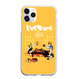 Чехол для iPhone 11 Pro Max матовый с принтом Ужин Натсу и Шоё Хината Haikyu!! в Новосибирске, Силикон |  | 10 номер | haikyu | haikyuu | hinata natsu | hinata shoyo | karasuno | аниме | волейбол | волейбольный клуб | карасуно | мальчик мяч | манга | рыжик | сестра | старшая школа | хаикую | чиби чан | шоё хината