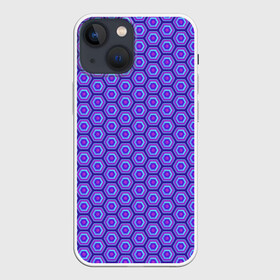 Чехол для iPhone 13 mini с принтом Geometric Background в Новосибирске,  |  | background | geometry | hexagon | pattern | texture | геометрия | паттерн | соты | текстура | фон | шестиугольник