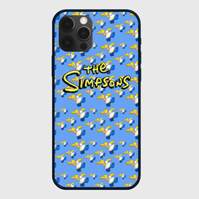 Чехол для iPhone 12 Pro Max с принтом Gomers pattern в Новосибирске, Силикон |  | gomer | simpsons | the simpson | гомер | мульт | мультфильм | симпсоны