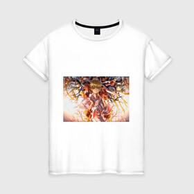 Женская футболка хлопок с принтом Священный сосуд Секи в Новосибирске, 100% хлопок | прямой крой, круглый вырез горловины, длина до линии бедер, слегка спущенное плечо | аниме | бездомный бог | священное оружие. | священный сосуд | секи | юкине