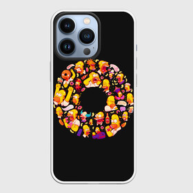 Чехол для iPhone 13 Pro с принтом Пончик Гомер в Новосибирске,  |  | gomer | simpsons | the simpson | гомер | мульт | мультфильм | симпсоны
