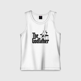 Детская майка хлопок с принтом The Godfather в Новосибирске,  |  | al pacino | don | don michael corleone | drama | father | gangster | logo | marlon brando | movie | the godfather | аль пачино | гангстер | дон | дон вито корлеоне | дон майкл корлеоне | драма | крестный отец | лого | марлон брандо | оскар |