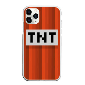 Чехол для iPhone 11 Pro матовый с принтом TNT в Новосибирске, Силикон |  | игры | красный | лето | майнкрафт | тнт