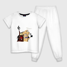 Детская пижама хлопок с принтом Злюки бобры в Новосибирске, 100% хлопок |  брюки и футболка прямого кроя, без карманов, на брюках мягкая резинка на поясе и по низу штанин
 | Тематика изображения на принте: бобры | друзья | животные | мультфильм | позитив. | шерсть
