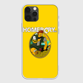 Чехол для iPhone 12 Pro с принтом Homer Cry в Новосибирске, силикон | область печати: задняя сторона чехла, без боковых панелей | far cry | farcray | gomer | homer | simpsons | the simpson | гомер | мульт | мультфильм | симпсоны | фар край