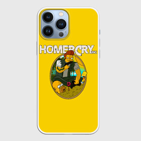 Чехол для iPhone 13 Pro Max с принтом Homer Cry в Новосибирске,  |  | Тематика изображения на принте: far cry | farcray | gomer | homer | simpsons | the simpson | гомер | мульт | мультфильм | симпсоны | фар край