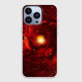 Чехол для iPhone 13 Pro с принтом КОСМИЧЕСКИЙ ВИХРЬ в Новосибирске,  |  | вселенная | галактика | звёзды | земля | космос | лучи | планеты | сияние | солнце