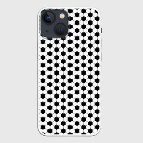 Чехол для iPhone 13 mini с принтом Текстура мяча в Новосибирске,  |  | background | ball | football | pattern | texture | мяч | паттерн | текстура | фон | футбол