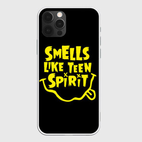 Чехол для iPhone 12 Pro Max с принтом Smells like teen spirit в Новосибирске, Силикон |  | alternative | kurt cobain | metall | music | nirvana | rock | альтернатива | курт кобейн | курт кобэйн | металл | музыка | нирвана | нирванна | рок