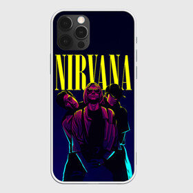 Чехол для iPhone 12 Pro Max с принтом Nirvana Neon в Новосибирске, Силикон |  | alternative | kurt cobain | metall | music | nirvana | rock | альтернатива | курт кобейн | курт кобэйн | металл | музыка | нирвана | нирванна | рок