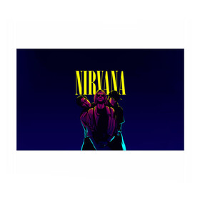 Бумага для упаковки 3D с принтом Nirvana Neon в Новосибирске, пластик и полированная сталь | круглая форма, металлическое крепление в виде кольца | alternative | kurt cobain | metall | music | nirvana | rock | альтернатива | курт кобейн | курт кобэйн | металл | музыка | нирвана | нирванна | рок
