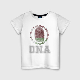 Детская футболка хлопок с принтом Беларусь в ДНК в Новосибирске, 100% хлопок | круглый вырез горловины, полуприлегающий силуэт, длина до линии бедер | belarus | ussr | беларусь | белорус | белоруссия | днк | лукашенко | минск | ссср | страна | турист | флаг