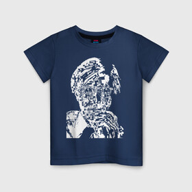 Детская футболка хлопок с принтом Andy Warhol self-portrait в Новосибирске, 100% хлопок | круглый вырез горловины, полуприлегающий силуэт, длина до линии бедер | andy warhol | art | celebrity | face | legend | pop art | автопортрет | знаменитость | искусство | легенда | лицо | поп арт | энди уорхол