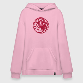 Худи SuperOversize хлопок с принтом Logo Targaryen Quotes в Новосибирске, 70% хлопок, 30% полиэстер, мягкий начес внутри | карман-кенгуру, эластичная резинка на манжетах и по нижней кромке, двухслойный капюшон
 | crow | fire and blood | game of thrones | lannister | stark | statwb | targaryen | винтерфел | ворон | игра престолов | король ночи | ланнистер | лютоволк | мать драконов | пламя и кровь | север | старки | таргариен | черные крылья