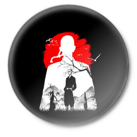 Значок с принтом Кэн Рюгудзи Токийские мстители в Новосибирске,  металл | круглая форма, металлическая застежка в виде булавки | anime | mikey | tokyo revengers | аниме | майки | мики | микки | токийские мстители