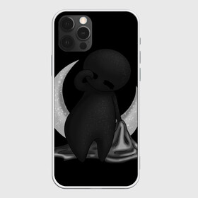 Чехол для iPhone 12 Pro Max с принтом Соня в Новосибирске, Силикон |  | black | dark | dream | gothic | gray | monochrome | moon | mork2028 | night | shadow | sleep | sleepy | готический | луна | месяц | монохромный | морк2028 | ночь | серый | сон | сонливость | сонный | тень | тьма | чёрно белый | чёрный