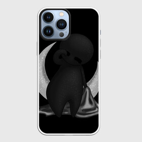 Чехол для iPhone 13 Pro Max с принтом Соня в Новосибирске,  |  | black | dark | dream | gothic | gray | monochrome | moon | mork2028 | night | shadow | sleep | sleepy | готический | луна | месяц | монохромный | морк2028 | ночь | серый | сон | сонливость | сонный | тень | тьма | чёрно белый | чёрный