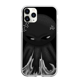 Чехол для iPhone 11 Pro матовый с принтом Ом ном ном в Новосибирске, Силикон |  | Тематика изображения на принте: black | dark | gothic | gray | monochrome | mork2028 | shadow | гнев | готический | злость | монохромный | морк2028 | подгорает | полыхает | тёмный | тень | тьма | чёрно белый